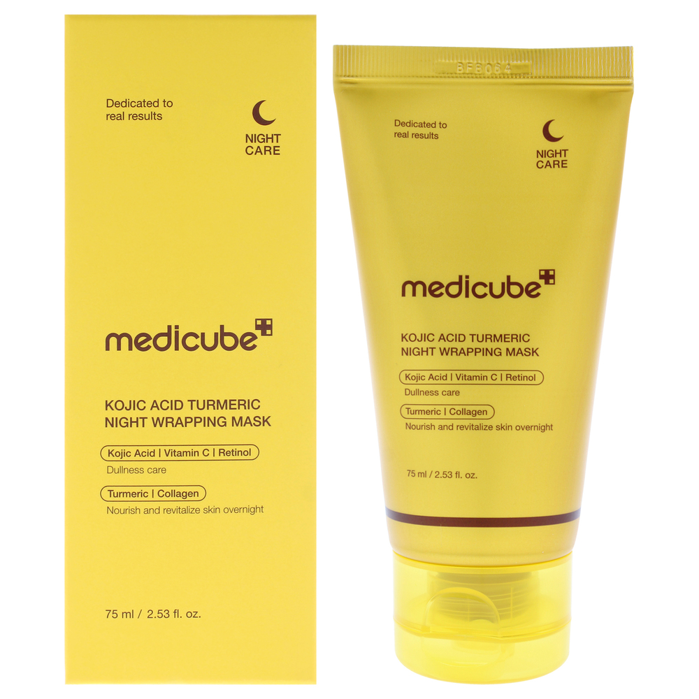 Kojic Acid Turmeric Night Wrapping Mask by Medicube for Women - 2.53 oz